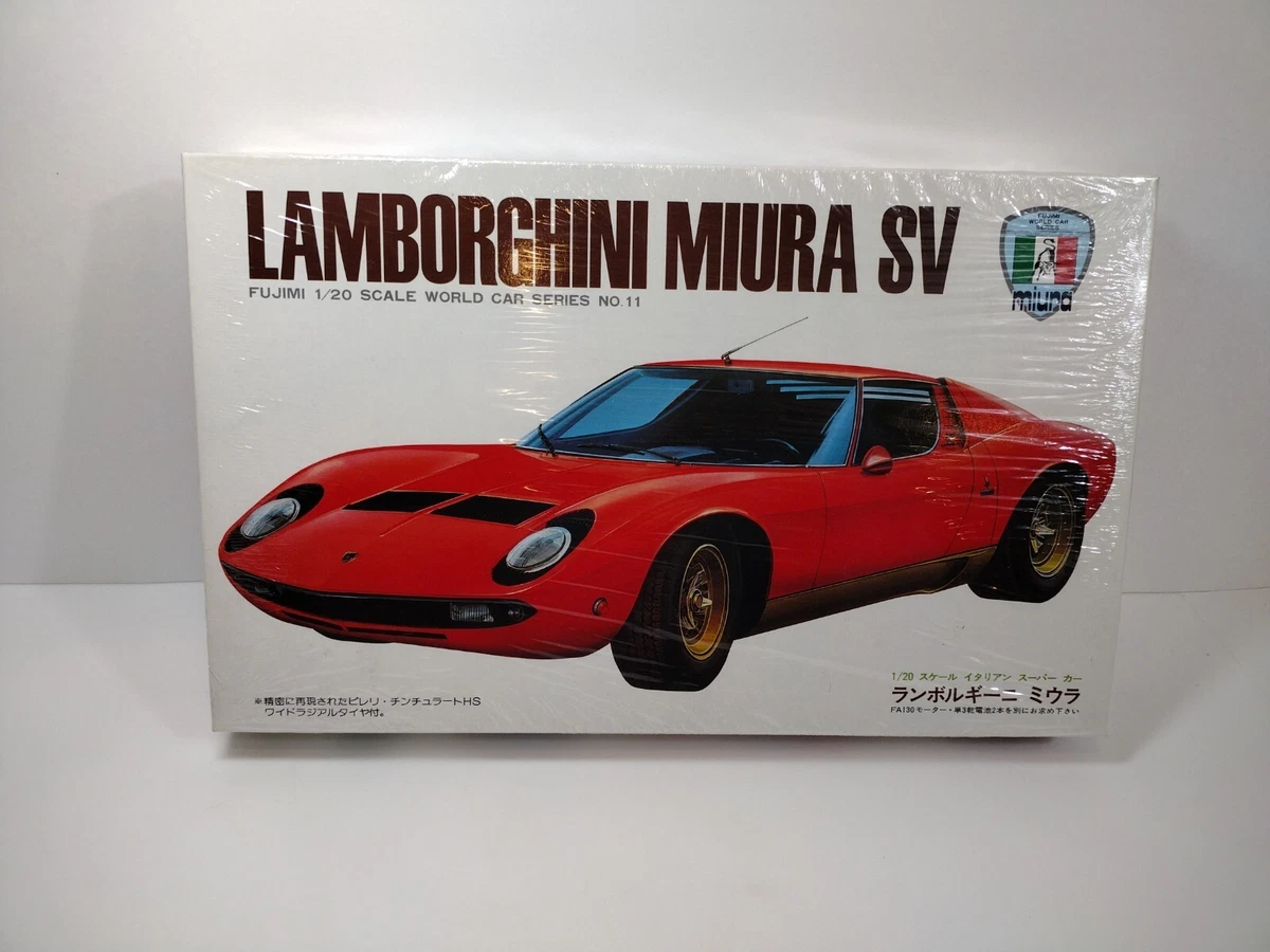 Fujimi Lamborghini Miura SV Stratos Racing 4 1/20 Model Kit RARE 