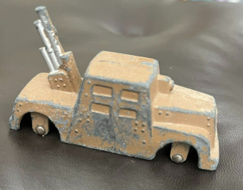Vintage Diecast  Toy Armored Military Vehicle 1930s