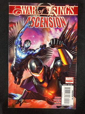 2009 Jul Issue 2 Marvel War Of Rings Ascension - Darkhawk Comic Book AM 10323