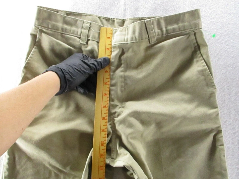 Pantalones cortos de mezclilla Dickies para mujer talla 20 beige Foto 3 de 4