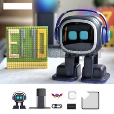 Black / White EMO Desktop AI Robot Emotional Interaction Intelligent Robot Pet