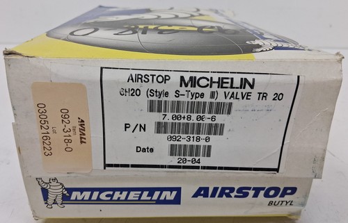 New Surplus Michelin Airstop Butyl Aircraft Inner Tube, 7.00/8.00x6 pn 092-318-0 - Picture 2 of 2