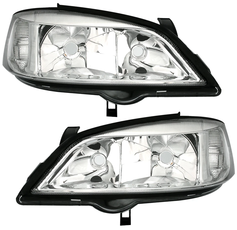 Scheinwerfer Set für Opel Astra G links + rechts Hauptscheinwerfer Halogen