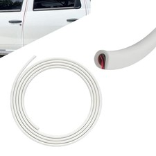 Car Door Edge Guards, Car Door Protector, 16Ft Rubber Seal Protector U 5M White
