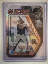 2025 Bowman Draft - Bowman in Action Gavin Kilen #BIA-13 Refractor