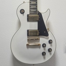 1990 Greco Les Paul Custom White MIJ Fujigen Mint Collection w/ Gibson PUs