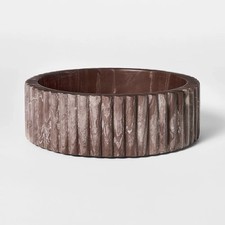 8" Marble Bowl Multicolor Naturals - Threshold designed with Studio McGee