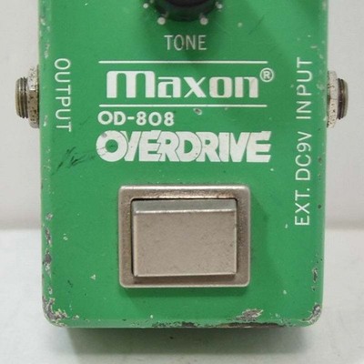Maxon OD808 Overdrive Pedal with MC1458P Op Amp Used Ibanez TS808 Sound