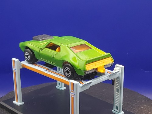 Miniature AMX Javelin Lesney Matchbox N°9 – Verte 1/64 – Boîte D'origine Années 70