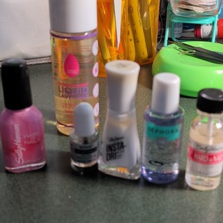 Sally Hansen Sephora Kiss & Liquid Lavender Nail Lot Hard as Nails Insta Dri
