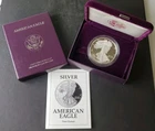 1992 S Proof $1 American Silver Eagle Dollar