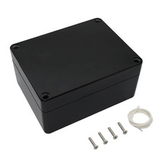 Elektroschrank Gehäuse Kunststoff Universalbox 115x90x55mm Schwarz