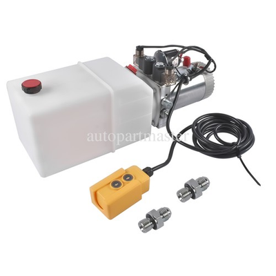 #ad #ad 6 Quart Double Acting Hydraulic Pump 12V Replacement for Dump Trailers SAE#6 $179.00