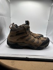Merrell Moab Mens Brown Hiking Boots Size 8 Shoes Laced