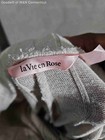 La Vie en Rose Women's Grey Ribbed Knit Lounge Sweatpants Drawstring Sz S — photo 3