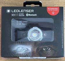 Ledlenser Stirnlampe MH11 Outdoor RGB LED Leuchte 1.000 lm, 320 meter grau fokus