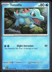 Totodile (Cosmos Holo) 041/217 Ascended Heroes