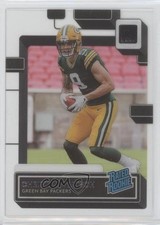 2022 Panini Clearly Donruss Rated Rookie Christian Watson #69 0oq6