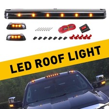 Led Amber Marker Roof Cab Light Kit For 07-21 Silverado Sierra 2500hd 3500hd Us