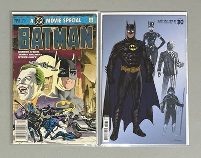  DCU Comic Keys Batman  89 1:25 (9.4-9.8) & 1989 Movie Special (7.0) 