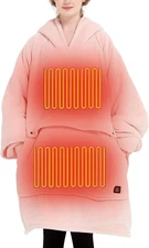 Heated Electric Wearable Blanket Throw Battery Operated Portable USB Cordless Ou