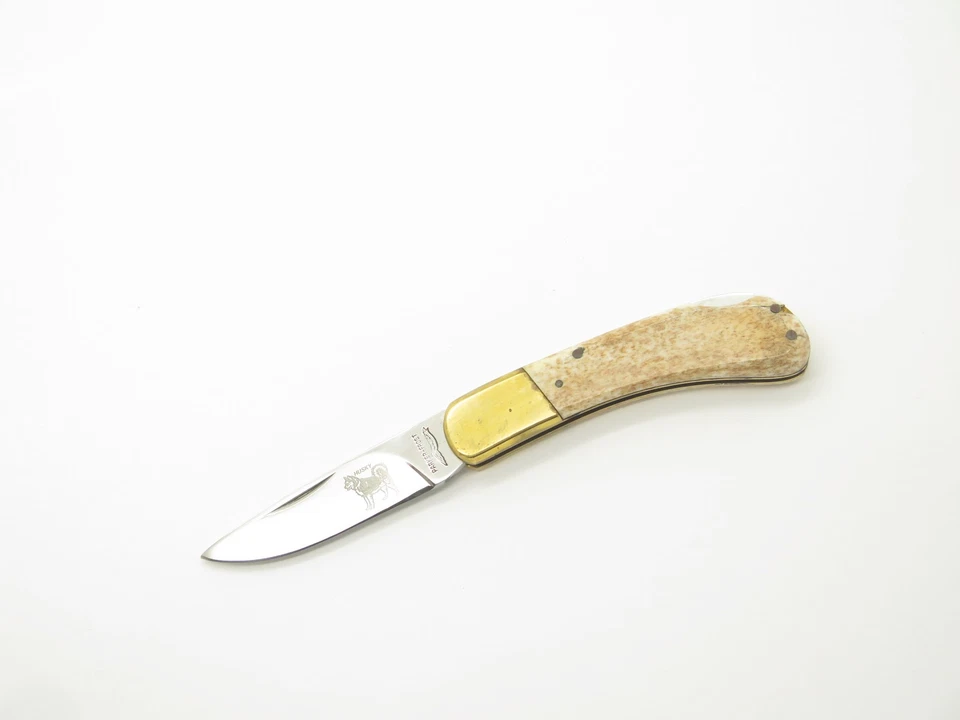 Vintage 1976-1978 Parker Frost Imai Seki Japan Husky Folding 3" Lockback Knife - Image 2 of 4