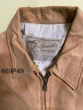 VTG 1950S Hercules Field Master Sears deer skin sport/Bomber jacket SZ38 SERVAL