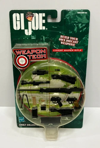 2001 Hasbro GI JOE Weapons Tech Covert Sniper Rifle Accessory Set