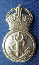 SPACE FILLER ROYAL NAVAL DIVISION" CHIEF PETTY OFFICERS CAP BADGE. TYPE 2.