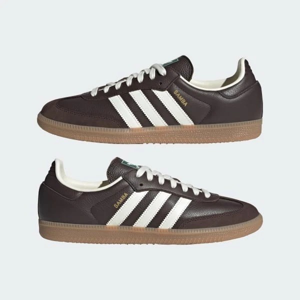 JR0891] Adidas Men's SAMBA OG Dark Brown/White *NEW* | eBay