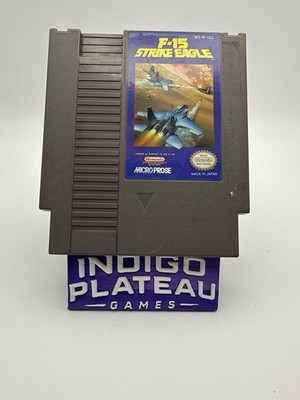 F-15 Strike Eagle Nintendo Nes Cleaned & Tested Authentic
