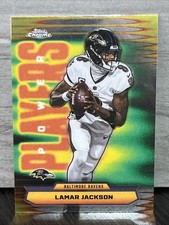 Lamar Jackson 2025 Topps Chrome NFL #PP-1 Power Players Baltimore Ravens