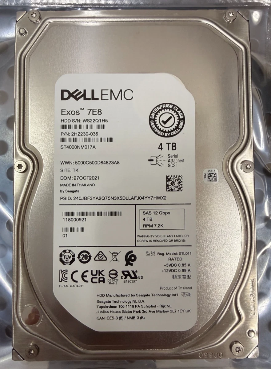 25+ Dell 4TB Internal Hard Disk Drives for sale | Updated Oct 2026
