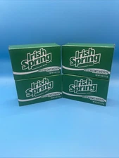 Vintage Irish Spring MicroClean With Micro Beads Deodorant Bar Soap 4 Bars NOS