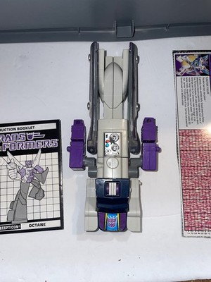 Vintage 80s G1 Transformer Octane 90% Complete Hasbro
