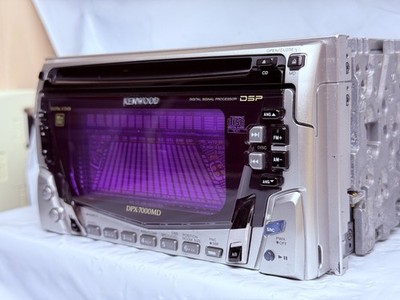 Kenwood DPX-7000MD 2DIN CD MD Stereo External Bluetooth Tested