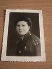 WW2 Military Woman in Uniform Vintage Photo Betty 1945