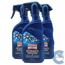 Arexons 8372 Detergente Cerchioni Lega Acciaio Pulisci Cerchi Auto 3 X 400ml