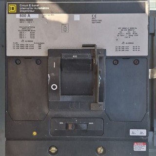SQUARE D (USED) MAL36800 3 POLE 800 AMP 600 VOLTS (OR LESS)