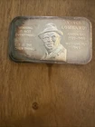 1969 Coach Vince Lombardi Green Bay Football TONED 1oz 999 FINE Silver bar #880!