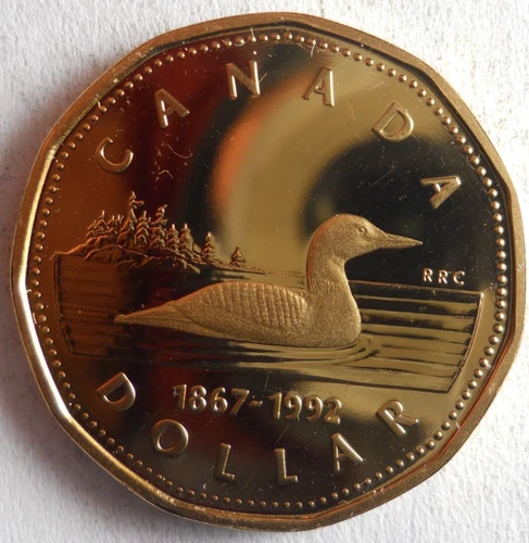 1992 CANADA DOLLAR - AU/UNC PROOF LIKE Coin - Lot #B7