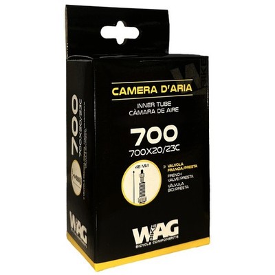 WAG Kammer 28''/700C 700 x 20/23C Presta Ventil 48mm in Box