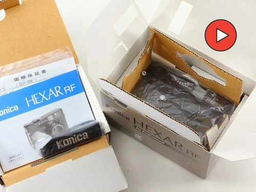 [UNUSED in BOX] Konica Hexar RF Rangefinder Leica M Mount Film Camera From JAPAN