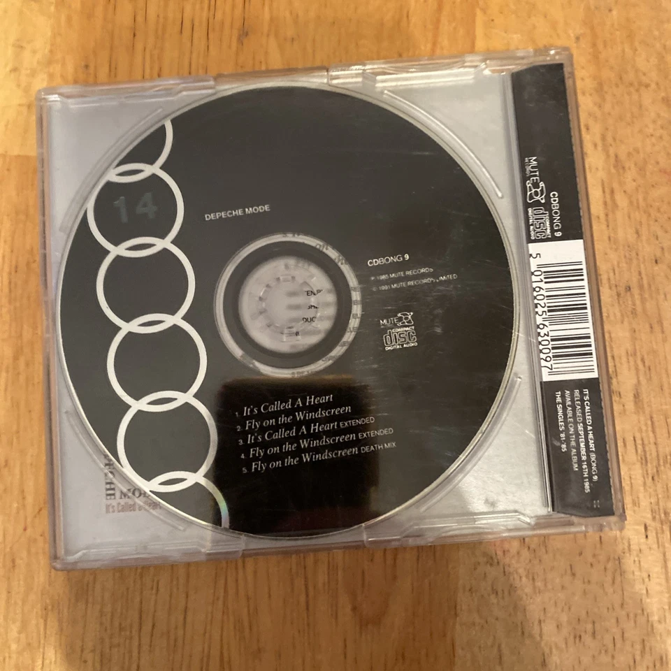 Depeche Mode It’s Called A Heart UK Import 5 Track CD 1991 Bong Records Issue Foto 2 de 4