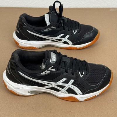 ASICS Gel-Rocket 8 Volleyball Shoes Women's Size 8 Black White 1072A056