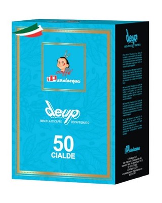 COFFEE PASSALACQUA DEUP - DECAFFEINATED - Box 50 PODS ESE44 7.3g (0.3oz)