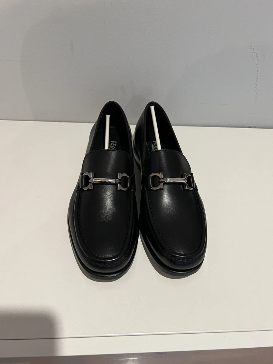 Salvatore Ferragamo Moccasin Black Casual Shoes for Men for  display picture 2