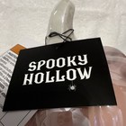 Spooky Hollow Ceramic Decorative Pumpkin w/ Ghosts LED Light Pink White LR44 — photo 2