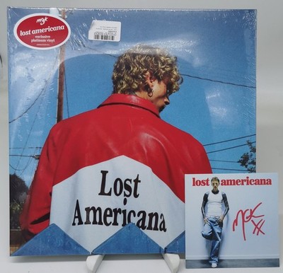 mgk Maschine Gun Kelly Lost Americana Red Vinyl + Signed Card Neu
