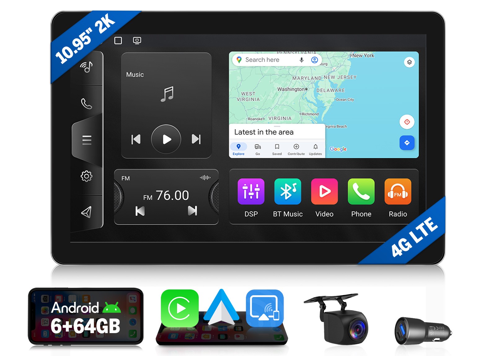 Carplay Gps Sat Nav Aftermarkt
